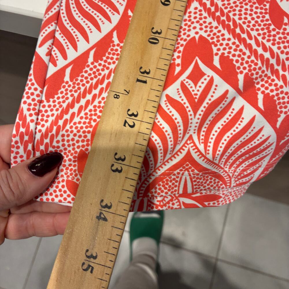 J. Mclaughlin Orange Patterned Halter Mini Dress … - image 8